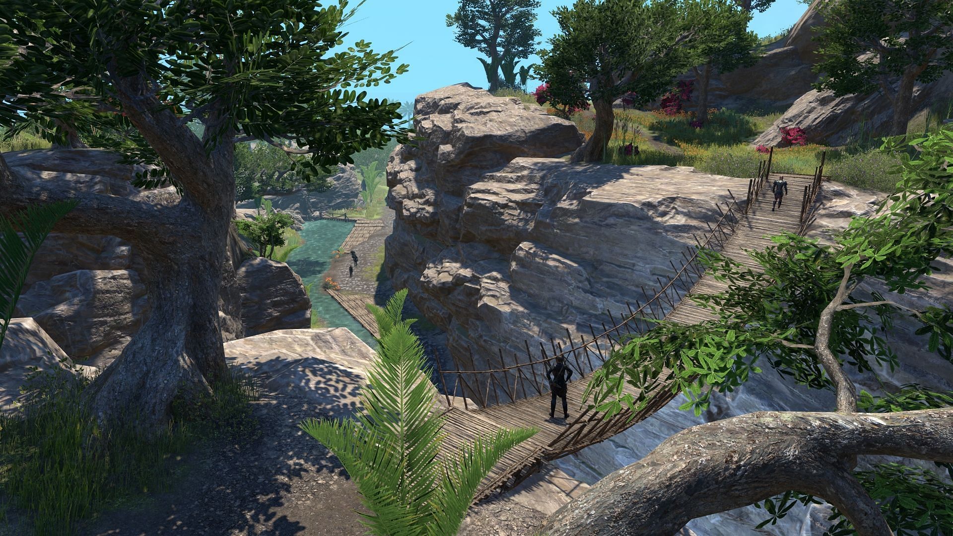 Solstice is a nice place to settle in, if you can ignore everything trying to murder you (Image via Bethesda)